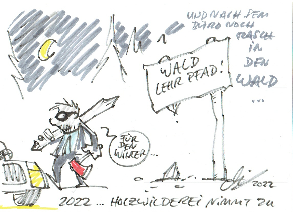 Michael Hüter: Holzwilderei